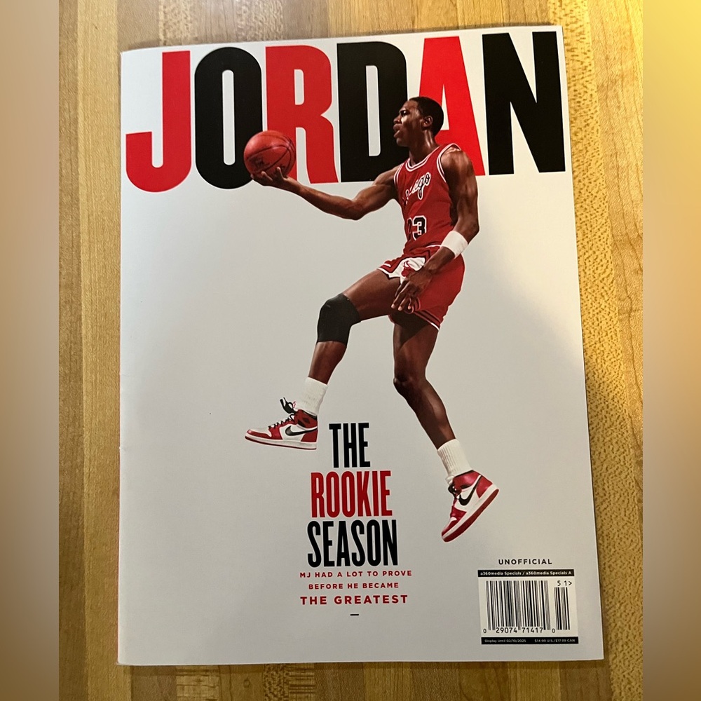 New Collectible Michael Jordan Rookie Season Magazine